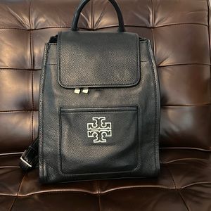 Tory Burch black leather backpack
